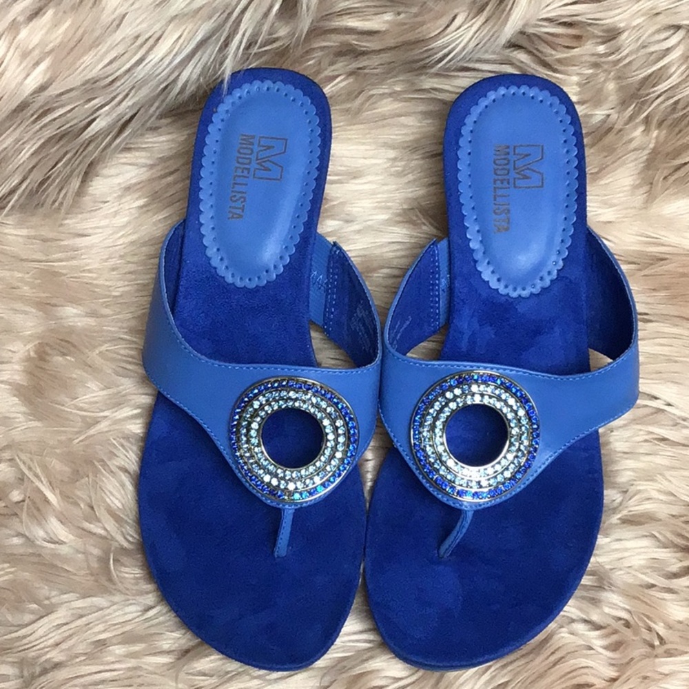 Modellista Fashion Blue Sandals